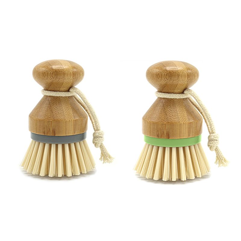 Dish Brush Bamboo - Набор из 2 кухонных щеток AC76,