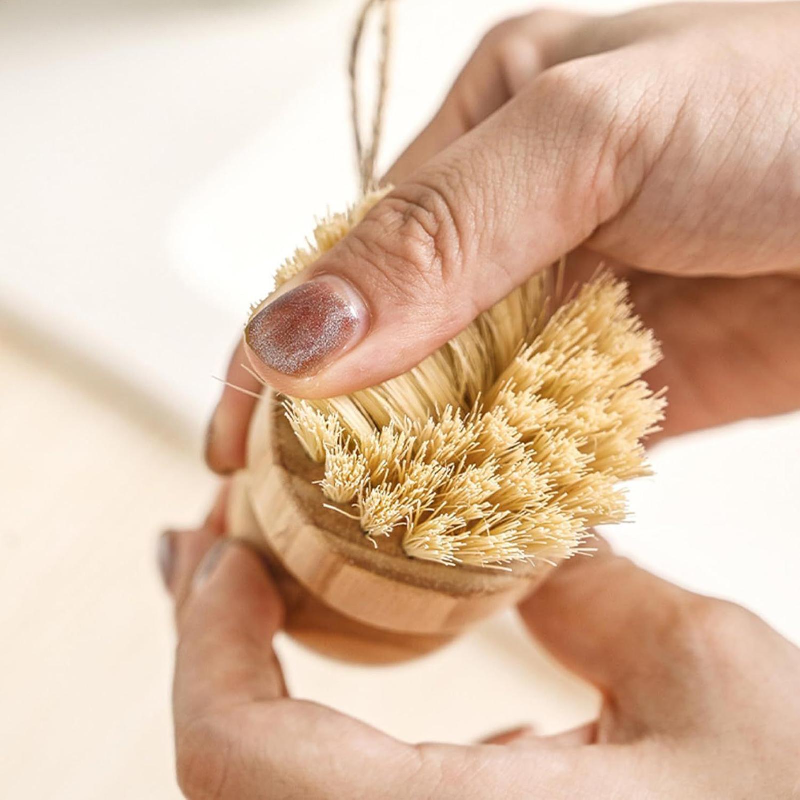 Dish Brush Bamboo - Деревянная щетка для чистки кухни, натуральная