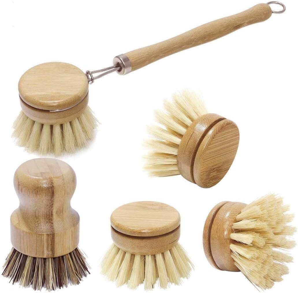 Бамбуковые щетки для мытья пос – обзор и цена Dish Brush Bamboo