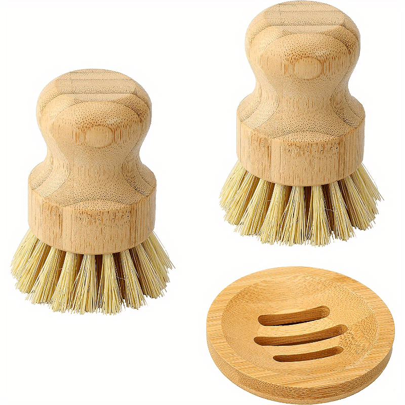 1 комплект бамбуковой щетки дл – обзор и цена Dish Brush Bamboo