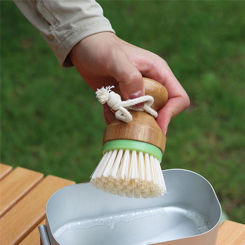 Набор из 2 кухонных щеток AC76 – обзор и цена Dish Brush Bamboo