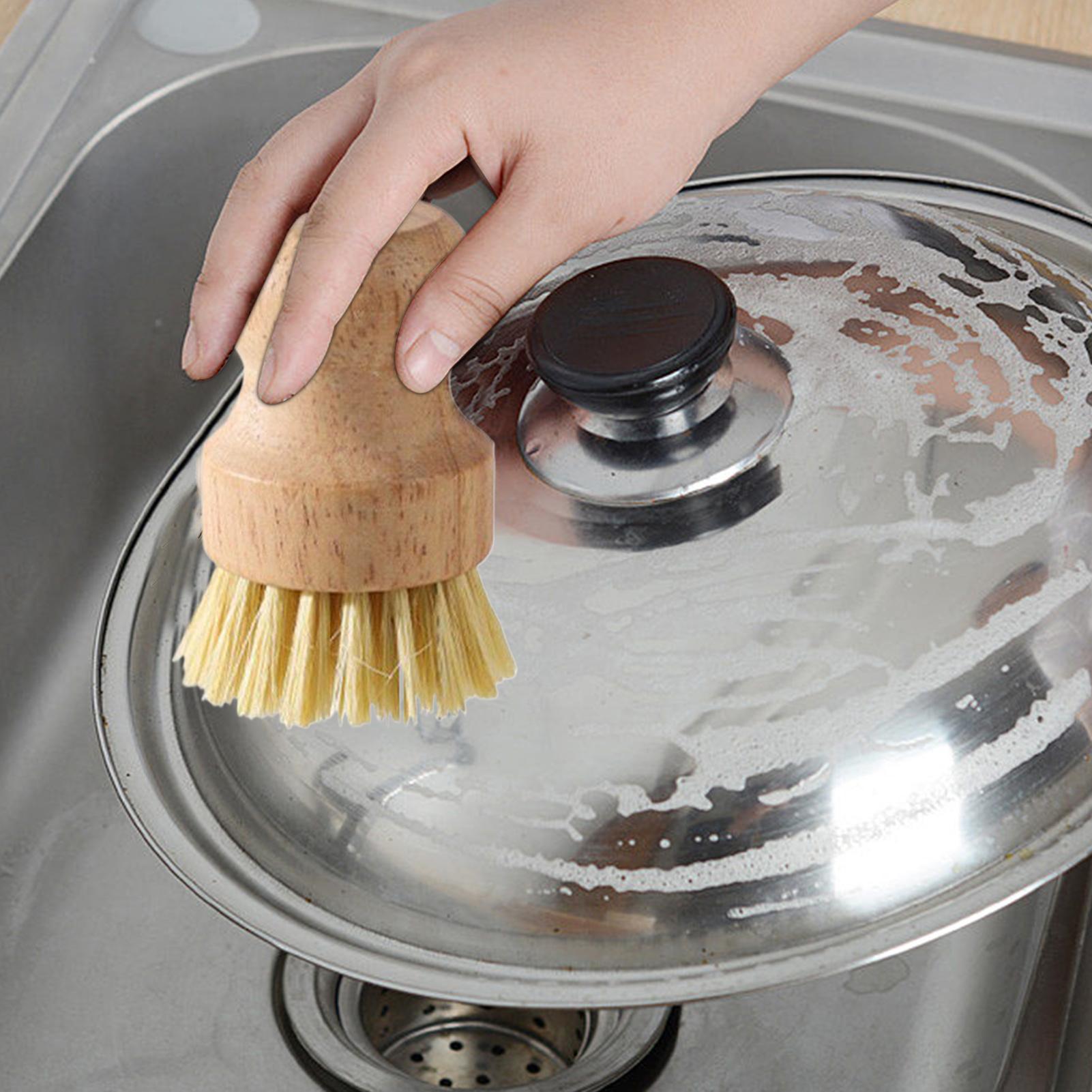 Деревянная щетка для чистки ку – обзор и цена Dish Brush Bamboo
