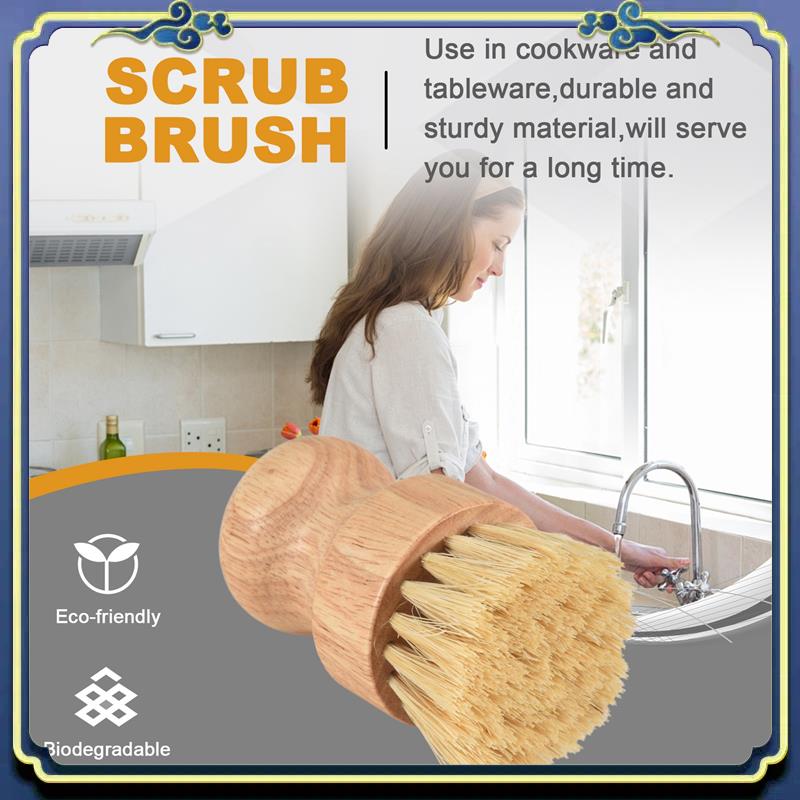 A56P-Бамбуковая щетка для мыть – обзор и цена Dish Brush Bamboo