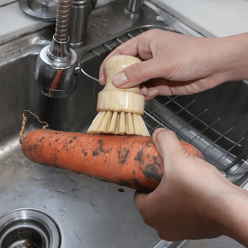 Бамбуковая щетка для мытья пос – обзор и цена Dish Brush Bamboo