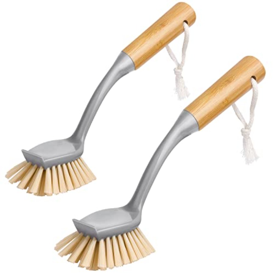 Щетка для мытья посуды с бамбу – обзор и цена Dish Brush Bamboo