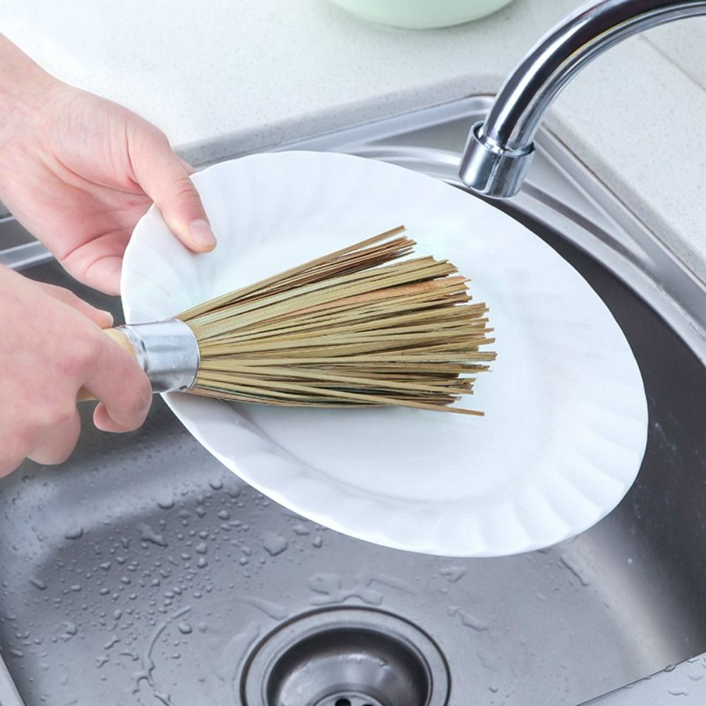 Традиционная натуральная бамбу – обзор и цена Dish Brush Bamboo